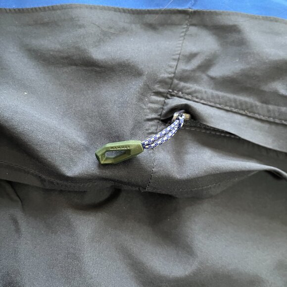 MAMMUT Men’s Gore-Tex Wenaha Jacket Hooded Blue Waterproof Rain Coat XL - Picture 12 of 16